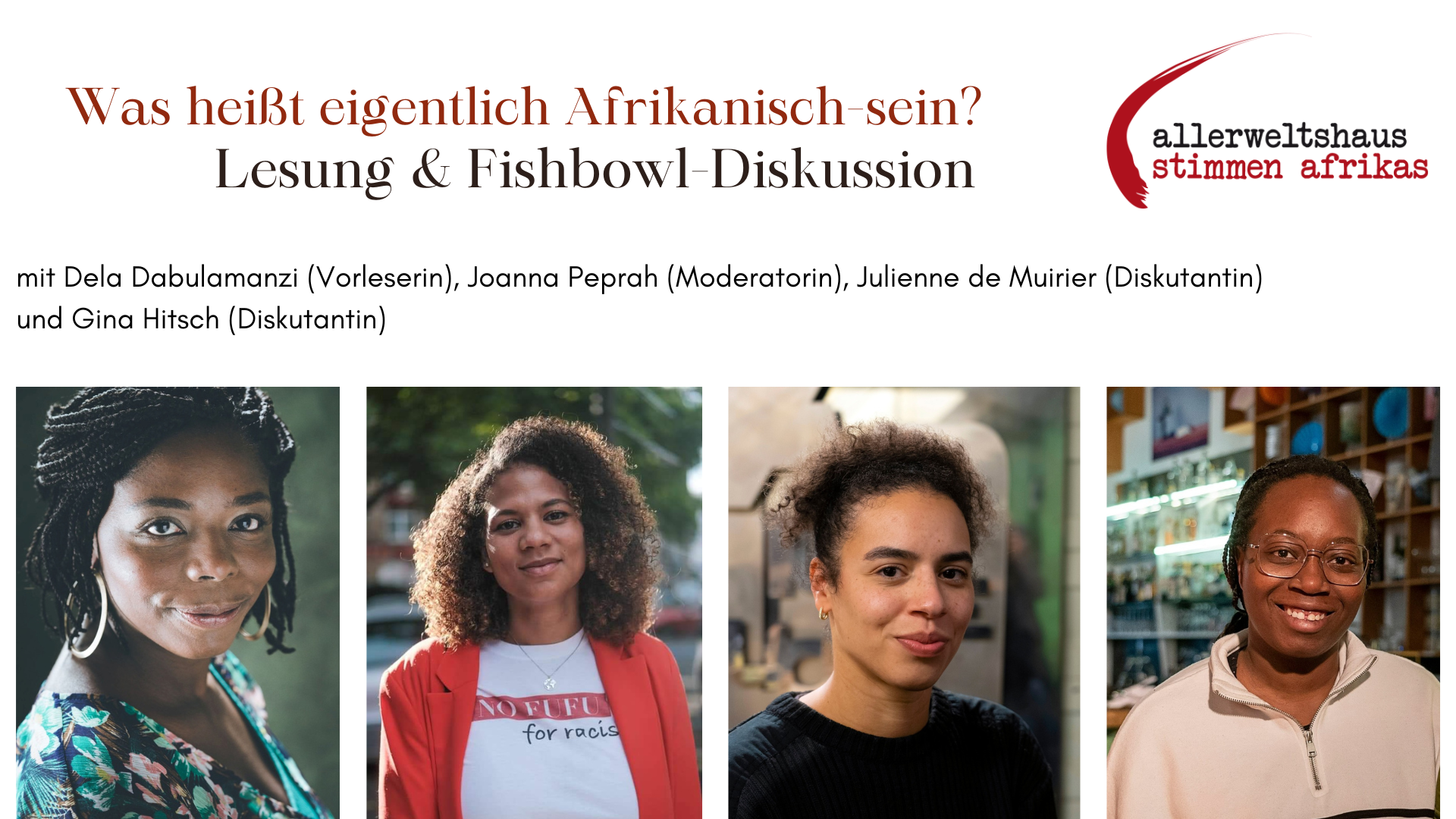 Fishbowl- Diskussion: Was heißt eigentlich Afrikanisch-sein